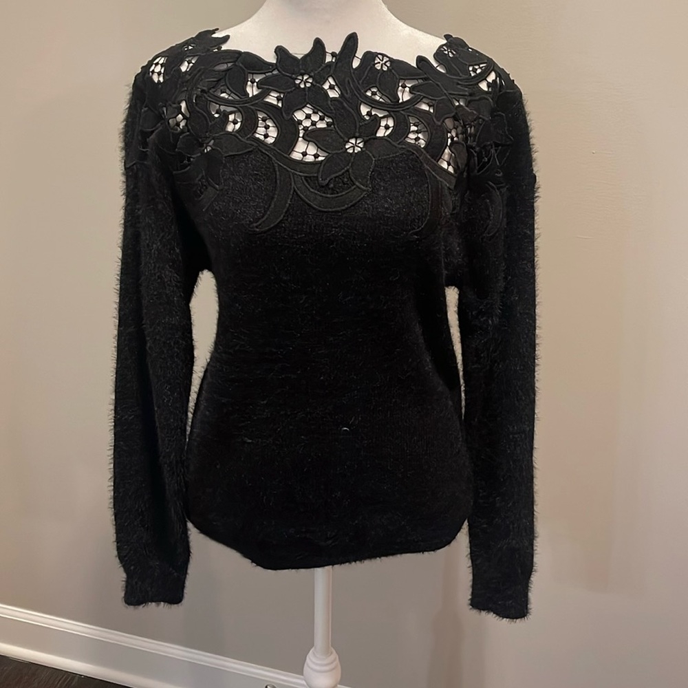 Lace sweater